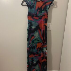 NEVER WORN | Zara Vibrant Multicolor Maxi Dress